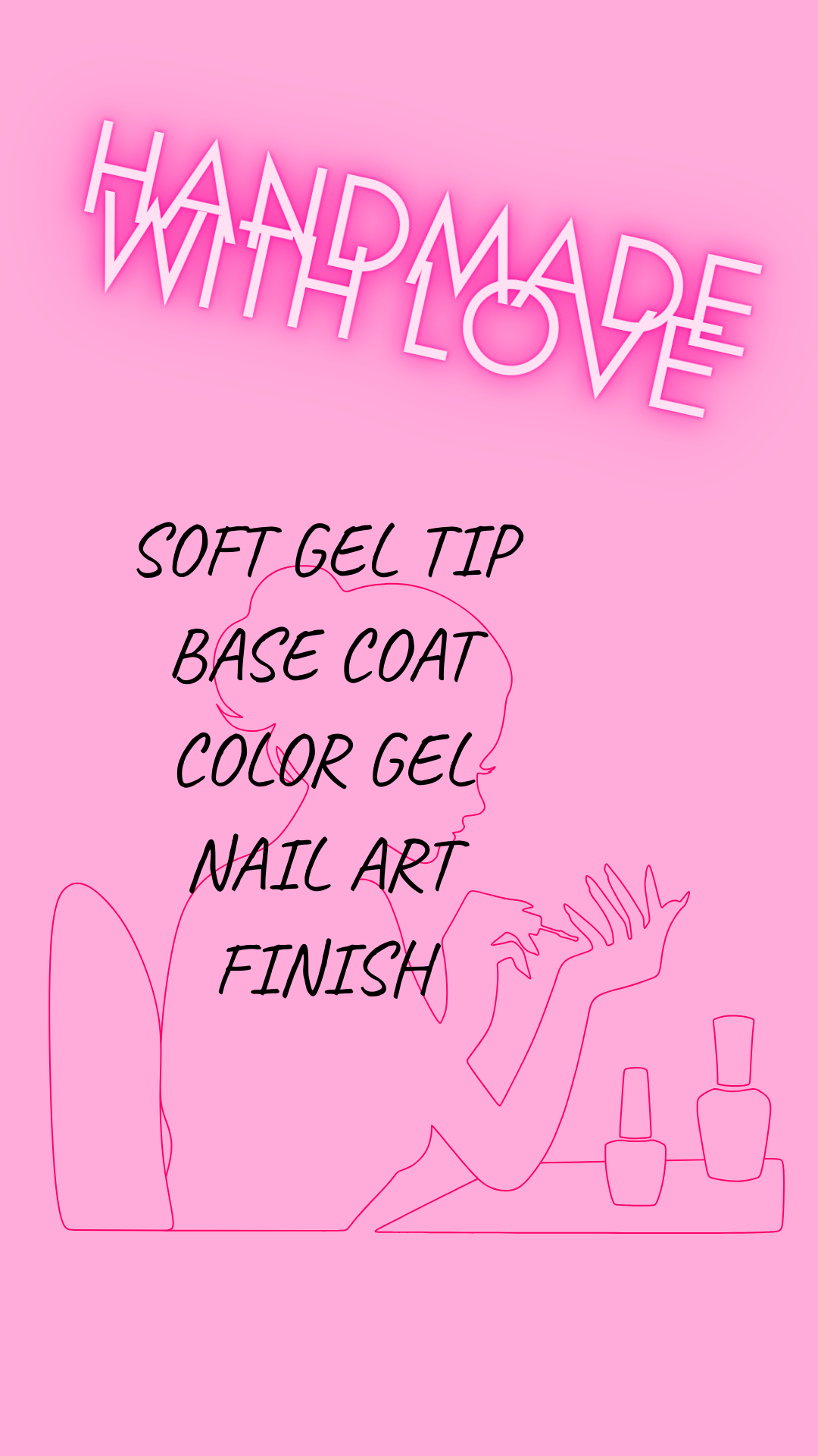 Press-on Nails "MILLION REASONS"